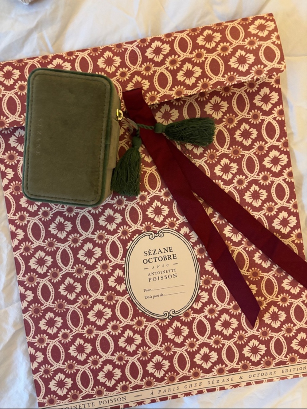 🇫🇷Sezane Travel Jewelry case